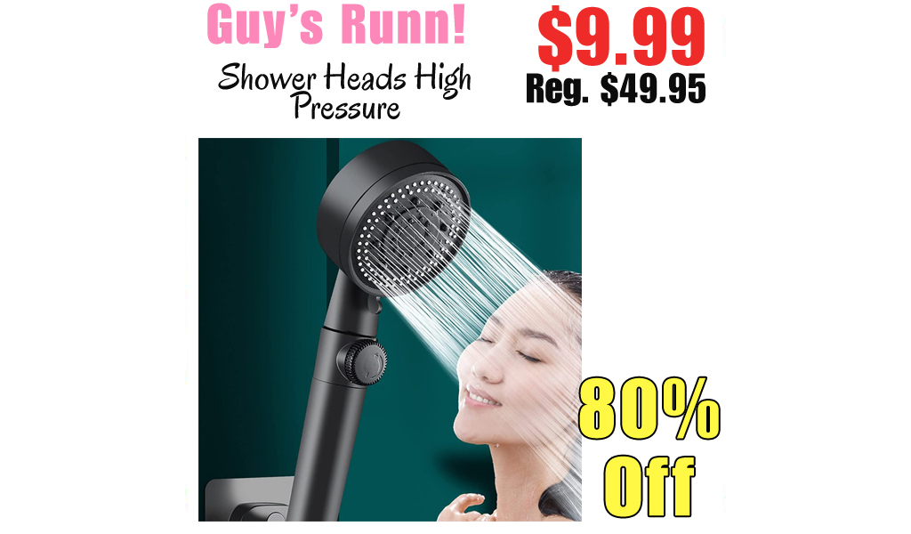 Shower Heads High Pressure Only $9.99 Shipped on Amazon (Regularly $49.95)