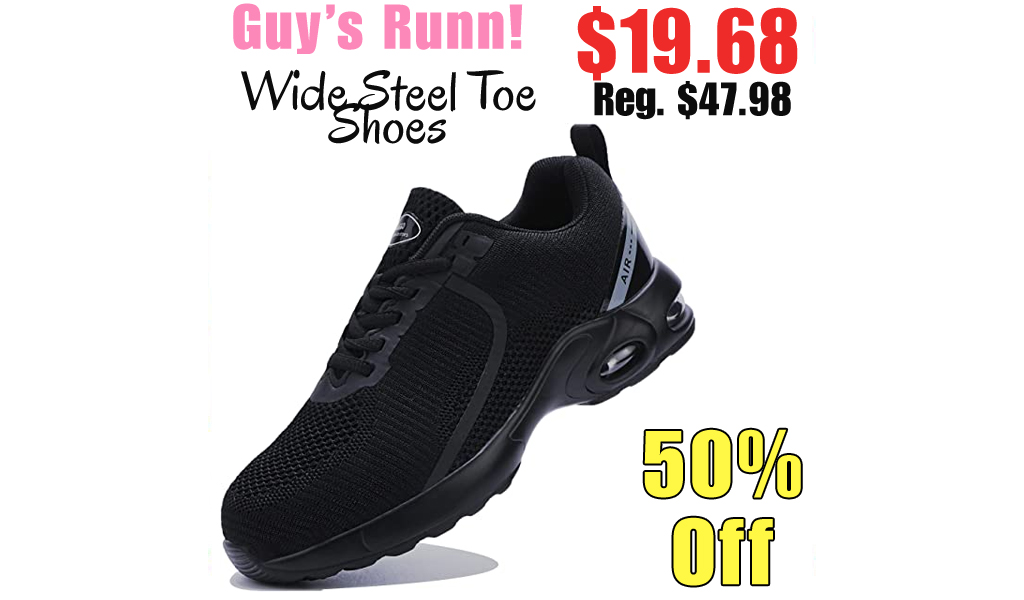 Wide Steel Toe Shoes Only $19.68 Shipped on Amazon (Regularly $47.98)