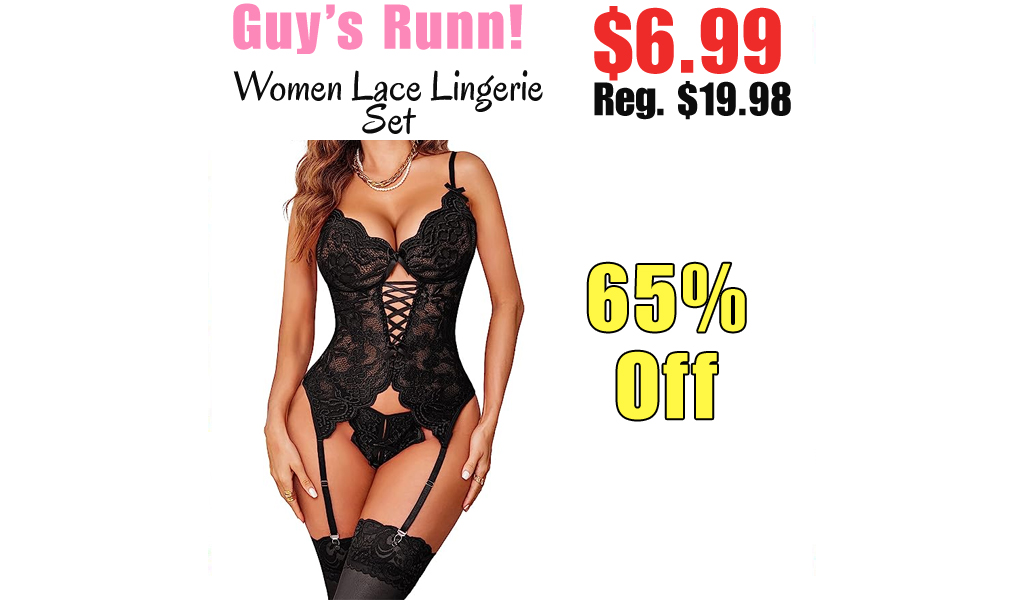 Women Lace Lingerie Set Only $6.99 Shipped on Amazon (Regularly $19.98)