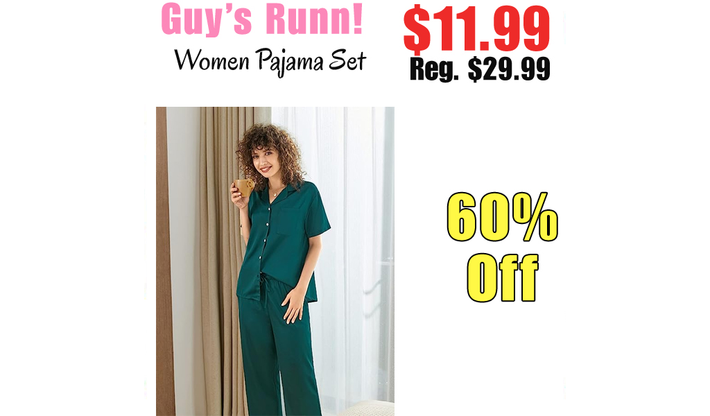 Women Pajama Set Only $11.99 Shipped on Amazon (Regularly $29.99)