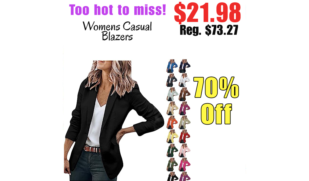 Womens Casual Blazers Only $21.98 Shipped on Amazon (Regularly $73.27)