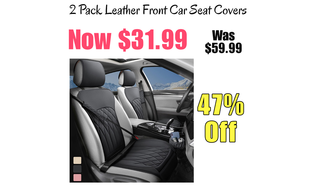 2 Pack Leather Front Car Seat Covers Only $31.99 Shipped on Amazon (Regularly $59.99)