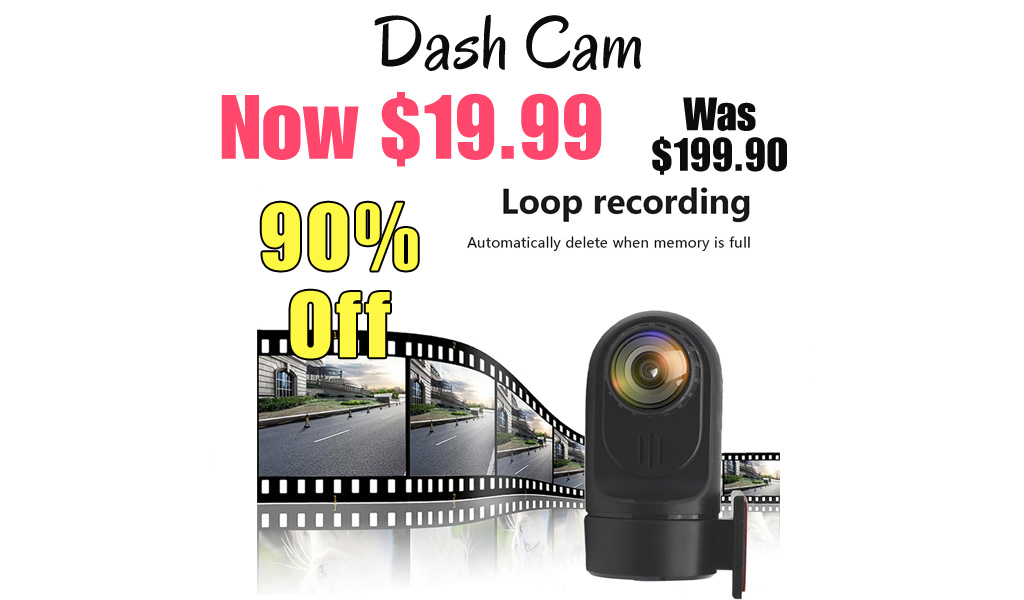 Dash Cam Only $19.99 Shipped on Amazon (Regularly $199.90)