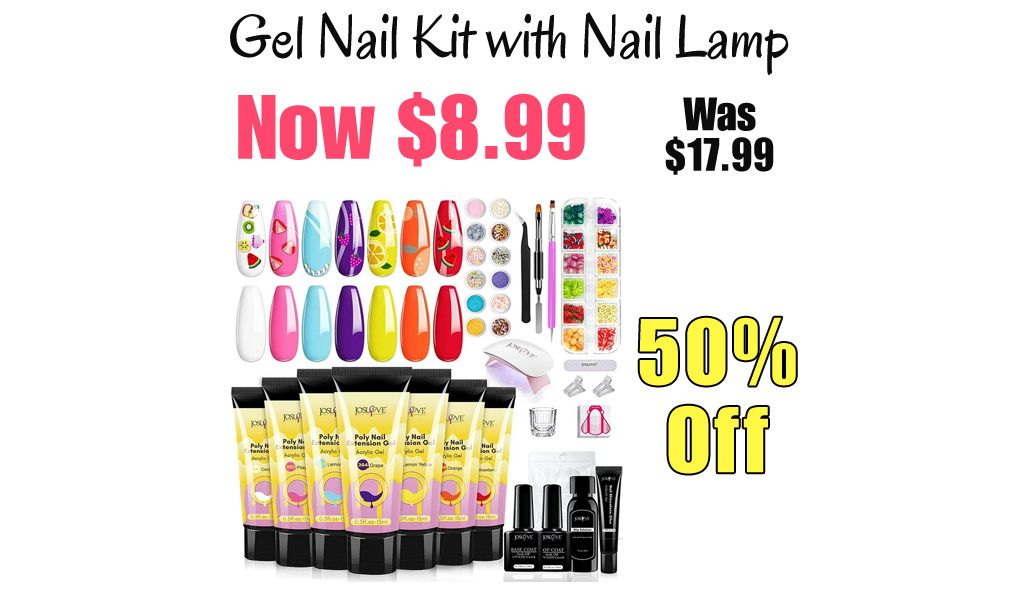 Gel Nail Kit with Nail Lamp Only $8.99 Shipped on Walmart.com (Regularly $17.99)