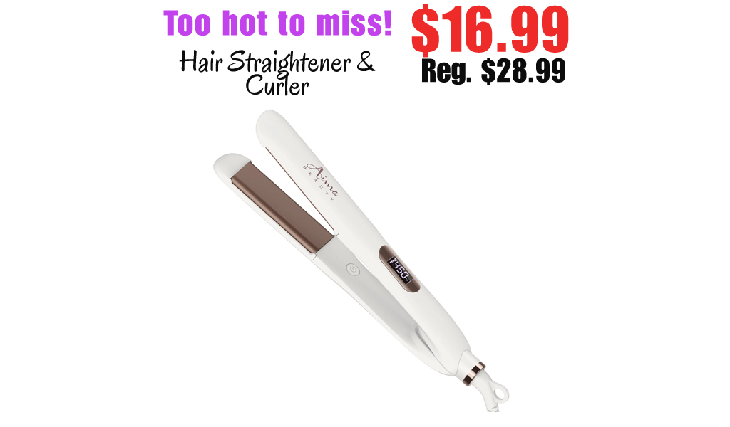 Hair Straightener & Curler Only $16.99 Shipped on Walmart.com (Regularly $28.99)