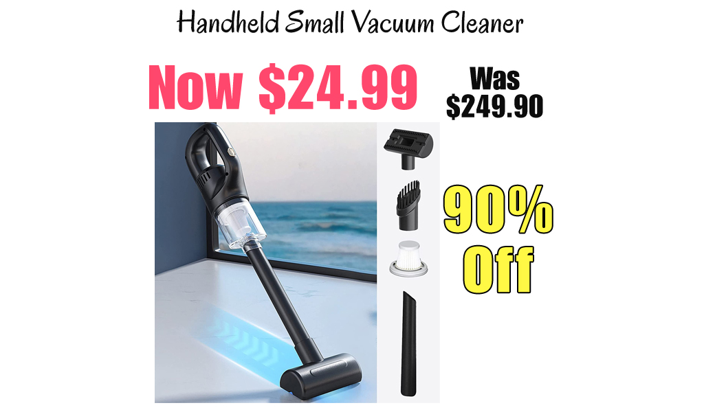 Handheld Small Vacuum Cleaner Only $24.99 Shipped on Amazon (Regularly $249.90)