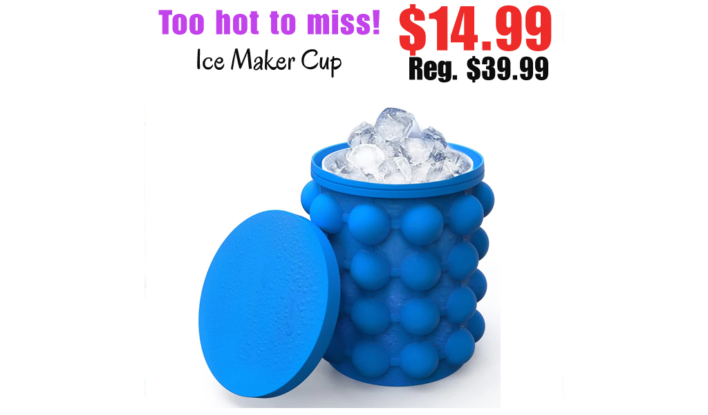 Ice Maker Cup Only $14.99 Shipped (Regularly $39.99)