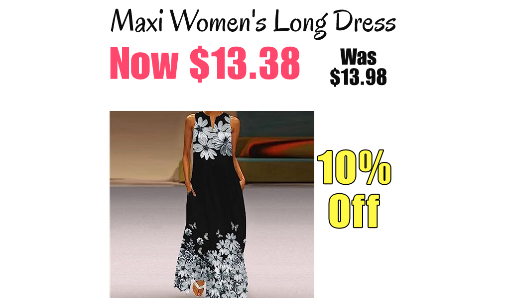 Maxi Women's Long Dress Only $13.38 Shipped on Amazon (Regularly $13.98)