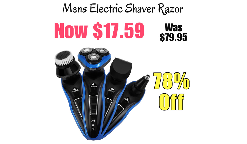 Mens Electric Shaver Razor Only $17.59 Shipped on Amazon (Regularly $79.95)