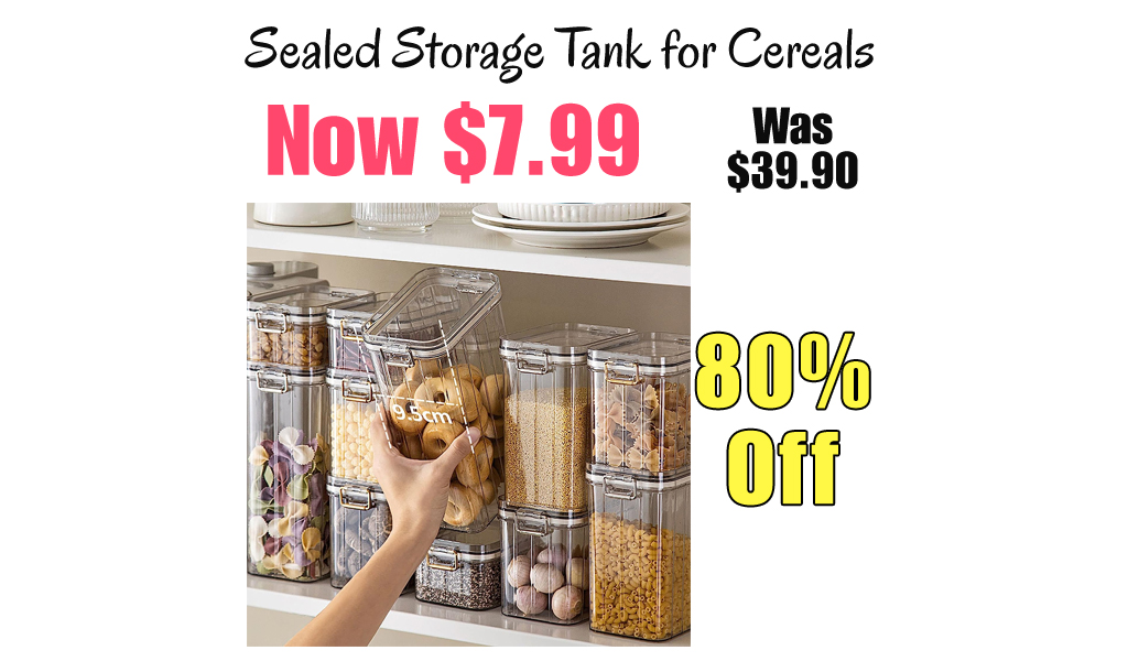 Sealed Storage Tank for Cereals Only $7.99 Shipped on Amazon (Regularly $39.90)