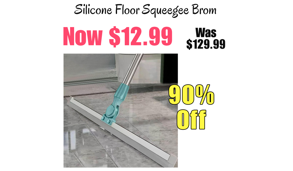 Silicone Floor Squeegee Brom Only $12.99 Shipped on Amazon (Regularly $129.99)