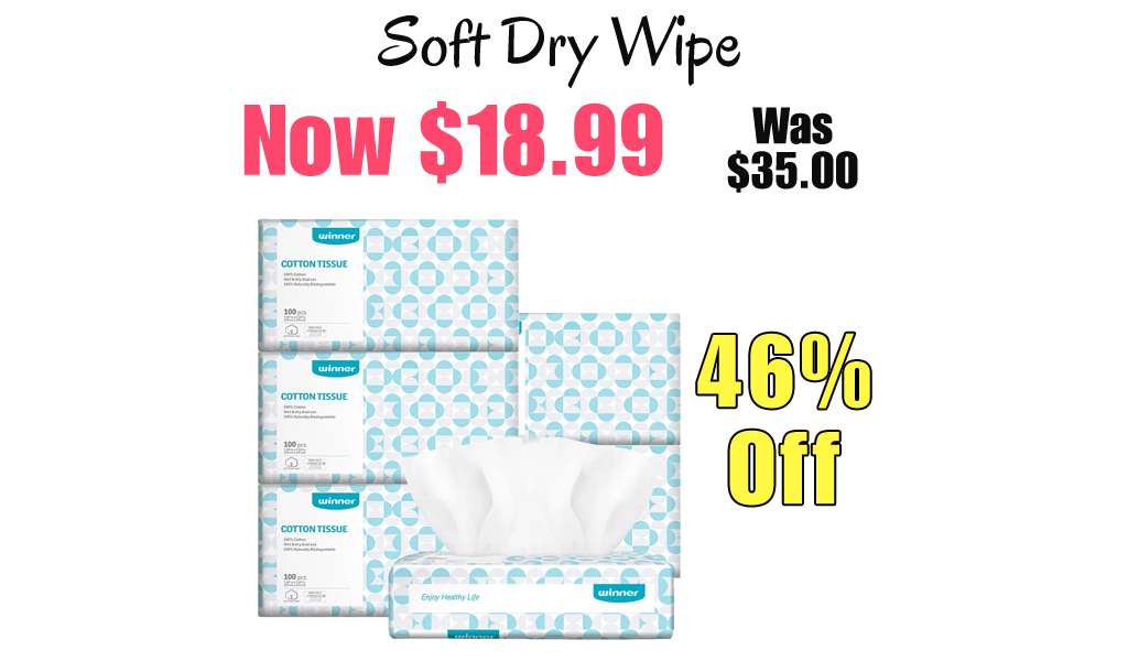 Soft Dry Wipe Only $18.99 Shipped on Walmart.com (Regularly $35.00)