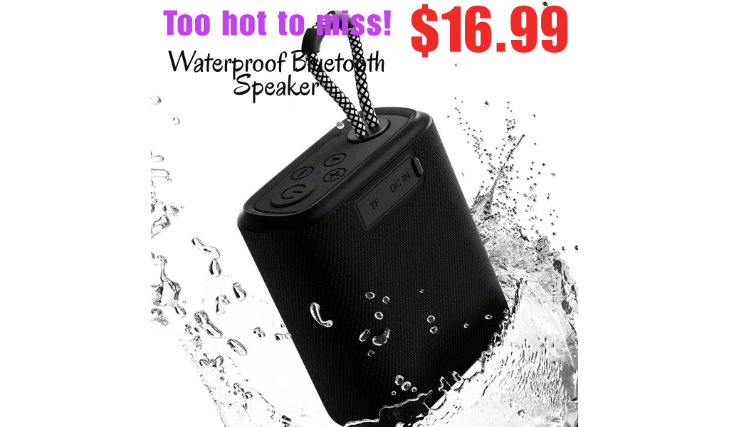 Waterproof Bluetooth Speaker Only $16.99 Shipped on Walmart