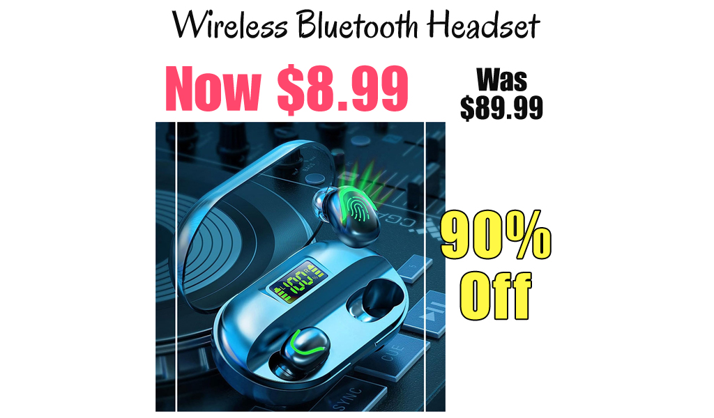 Wireless Bluetooth Headset Only $8.99 Shipped on Amazon (Regularly $89.99)