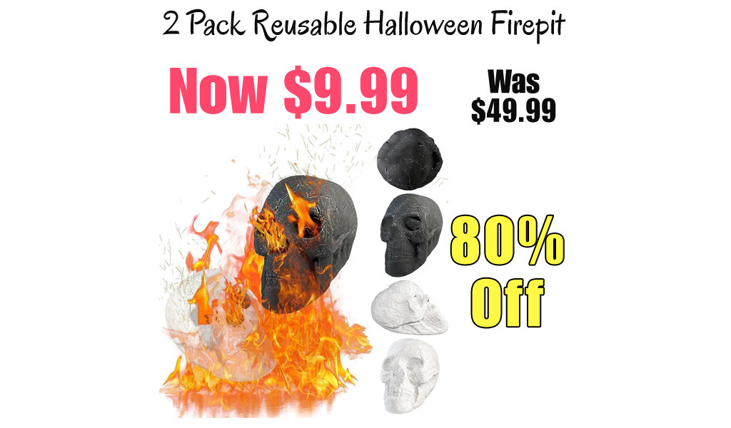 2 Pack Reusable Halloween Firepit Only $9.99 Shipped on Amazon (Regularly $49.99)