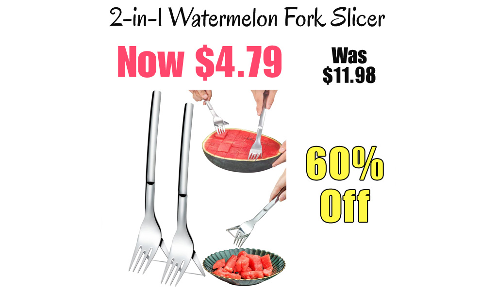 2-in-1 Watermelon Fork Slicer Only $4.79 Shipped on Amazon (Regularly $11.98)