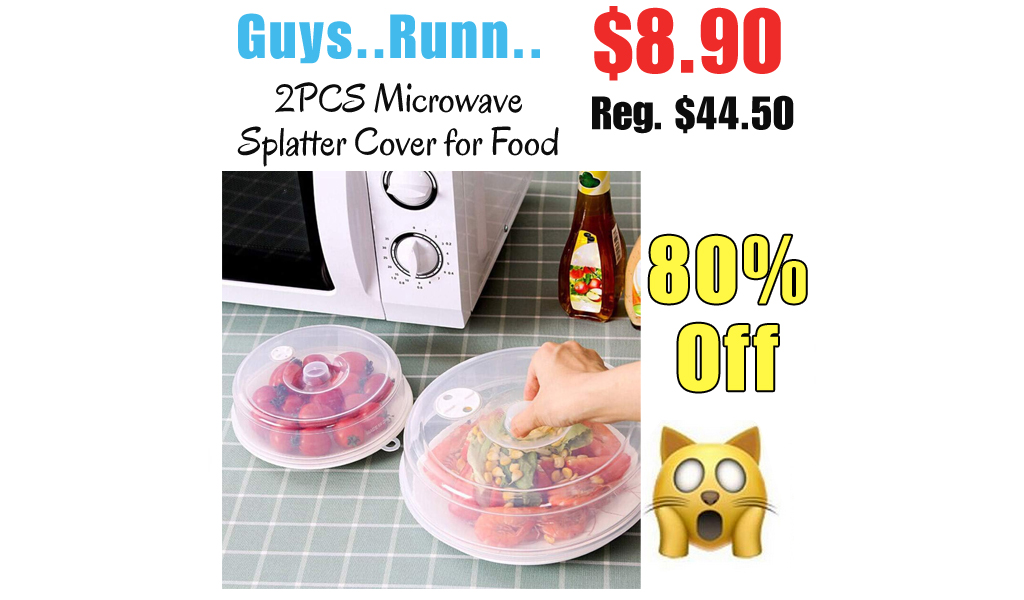 2PCS Microwave Splatter Cover for Food Only $8.90 Shipped on Amazon (Regularly $44.50)