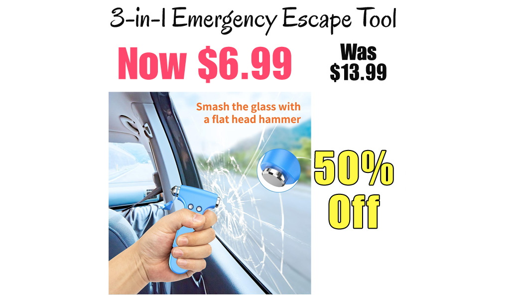 3-in-1 Emergency Escape Tool Only $6.99 Shipped on Amazon (Regularly $13.99)