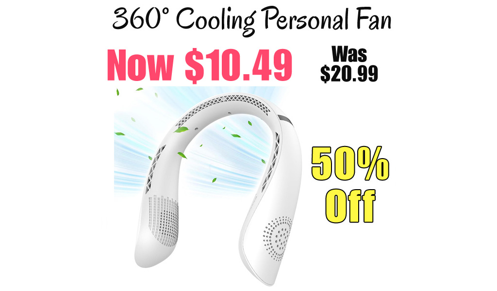 360° Cooling Personal Fan Only $10.49 Shipped on Amazon (Regularly $20.99)