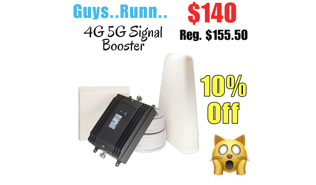 4G 5G Signal Booster Only $140 on Ebay.com (Regularly $155.50)