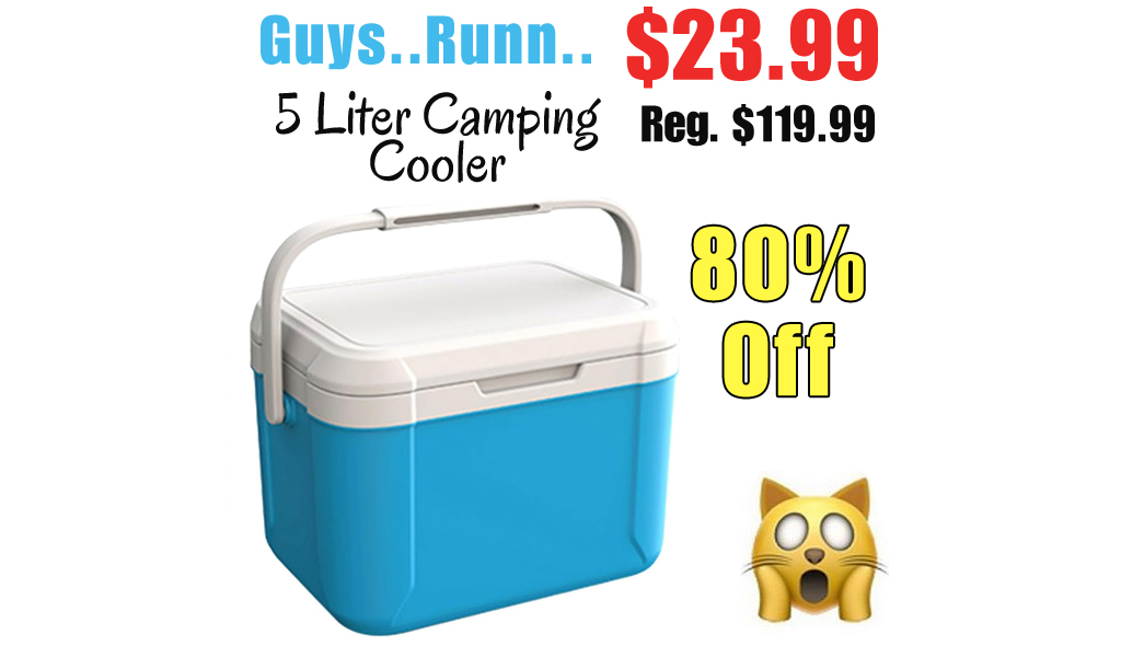5 Liter Camping Cooler Only $23.99 Shipped on Amazon (Regularly $119.99)