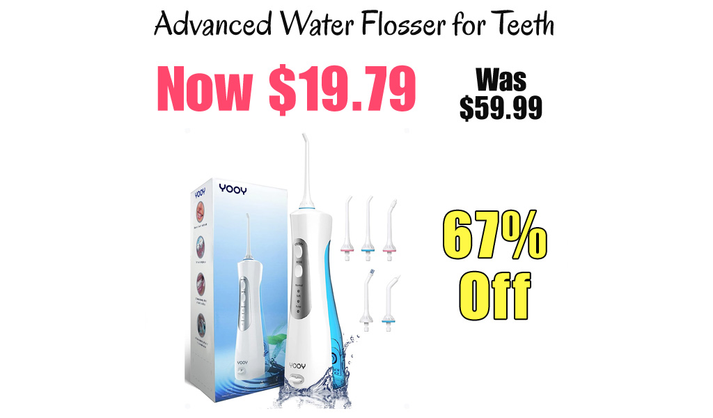 Advanced Water Flosser for Teeth Only $19.79 Shipped on Amazon (Regularly $59.99)