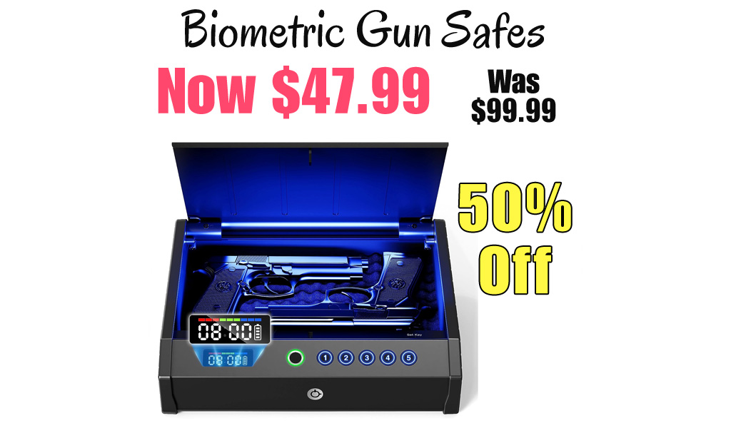 Biometric Gun Safes Only $47.99 Shipped on Amazon (Regularly $99.99)