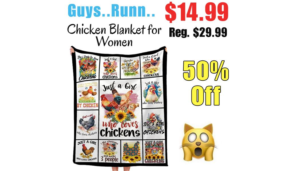 Chicken Blanket for Women Only $14.99 Shipped on Amazon (Regularly $29.99)