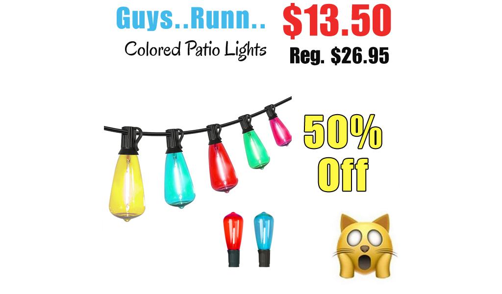 Colored Patio Lights Only $13.50 Shipped on Amazon (Regularly $26.95)