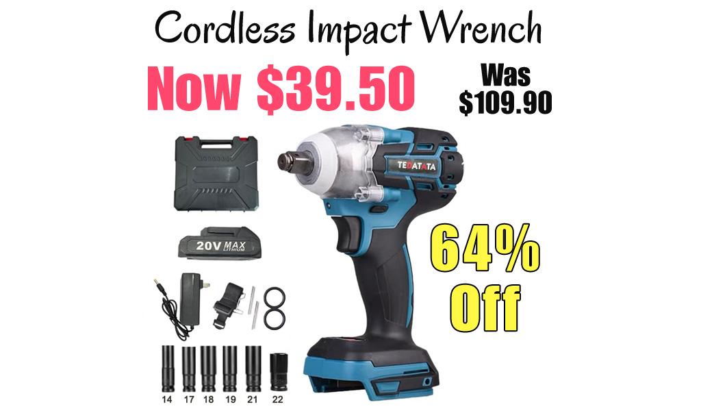 Cordless Impact Wrench Only $39.50 Shipped on Amazon (Regularly $109.90)