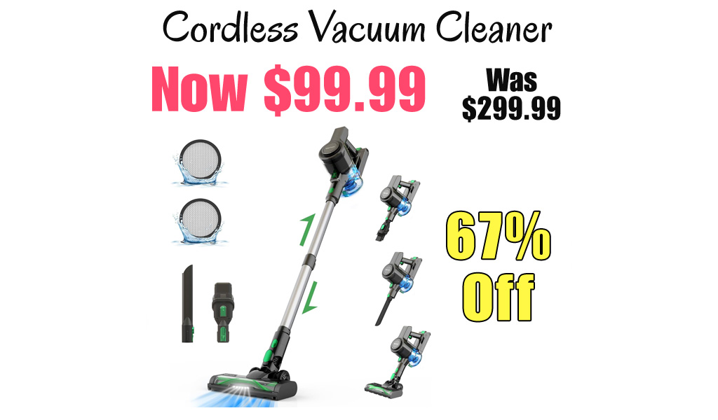 Cordless Vacuum Cleaner Only $99.99 Shipped on Amazon (Regularly $299.99)