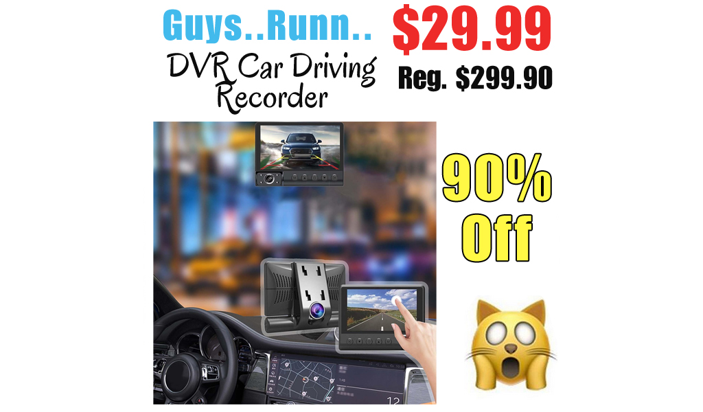 DVR Car Driving Recorder Only $29.99 Shipped on Amazon (Regularly $299.90)