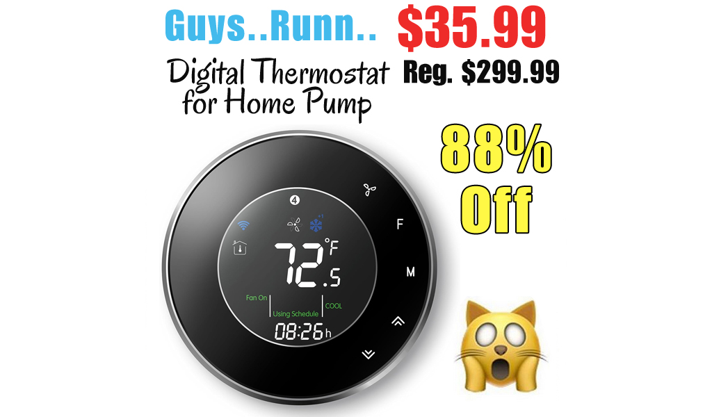 Digital Thermostat for Home Pump Only $35.99 Shipped on Amazon (Regularly $299.99)