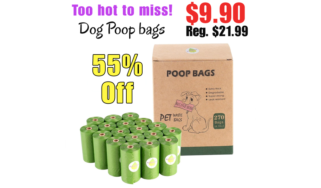 Dog Poop bags Only $9.99 Shipped on Amazon (Regularly $21.99)