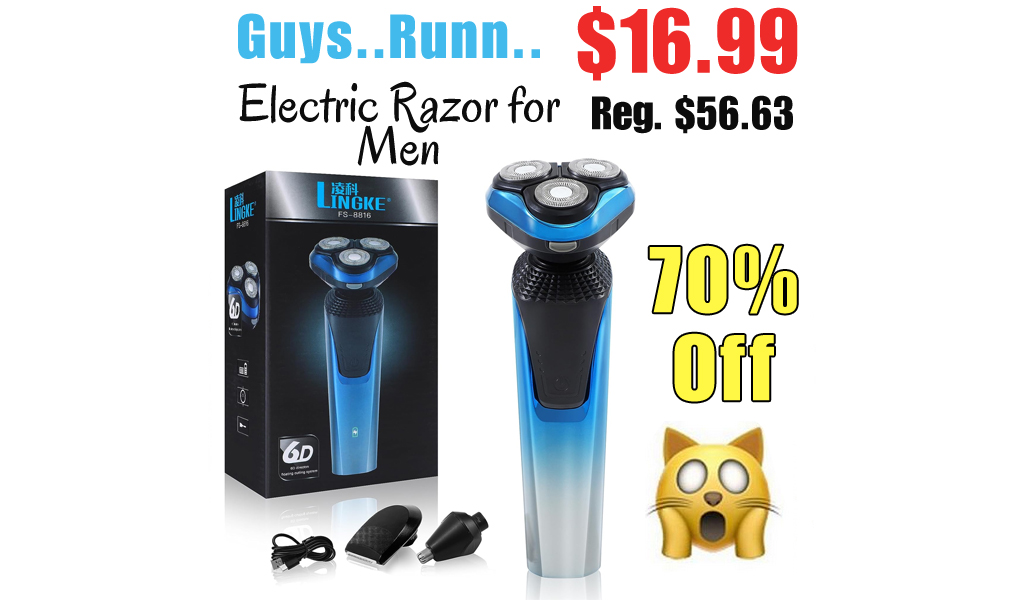 Electric Razor for Men Only $16.99 Shipped on Amazon (Regularly $56.63)