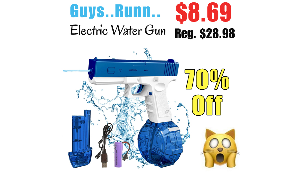 Electric Water Gun Only $8.69 Shipped on Amazon (Regularly $28.98)