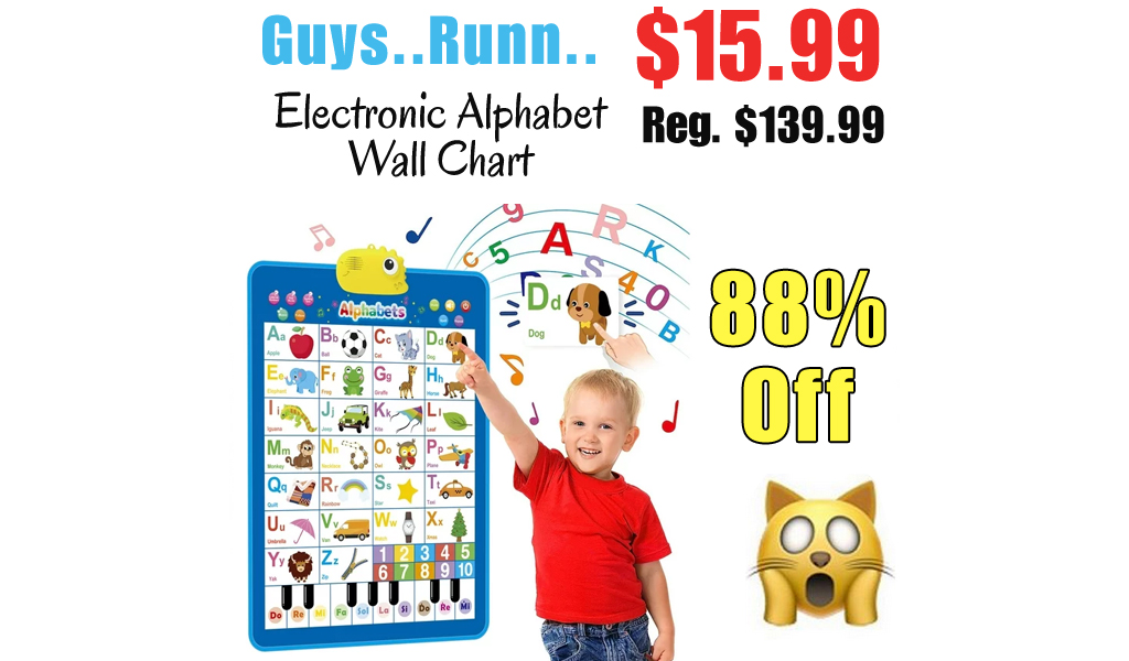 Electronic Alphabet Wall Chart Only $15.99 Shipped on Walmart.com (Regularly $139.99)