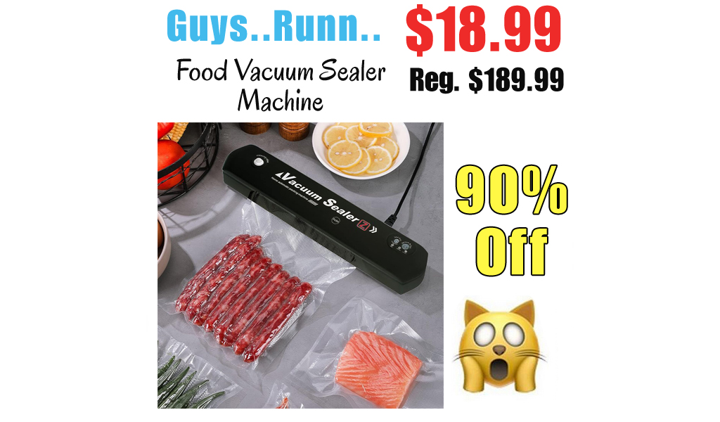 Food Vacuum Sealer Machine Only $18.99 Shipped on Amazon (Regularly $189.99)