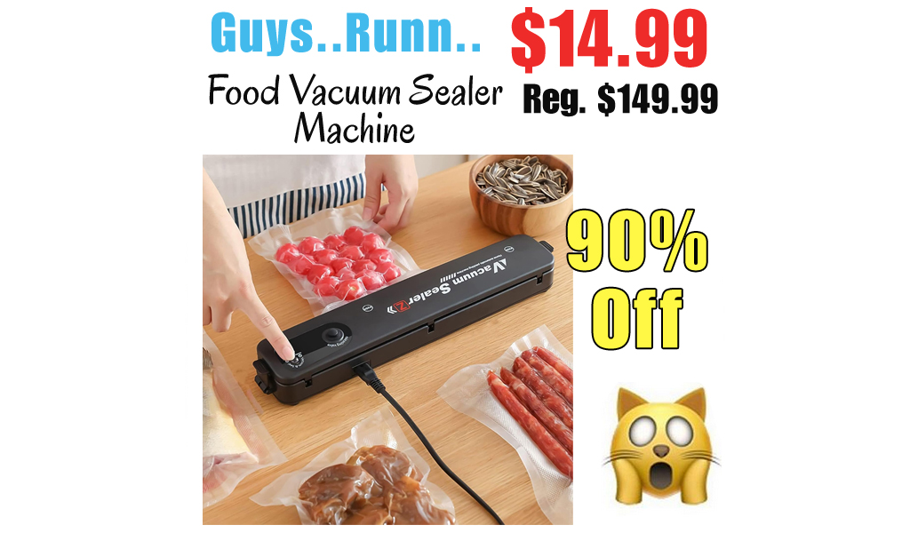 Food Vacuum Sealer Machine Only $14.99 Shipped on Amazon (Regularly $149.99)