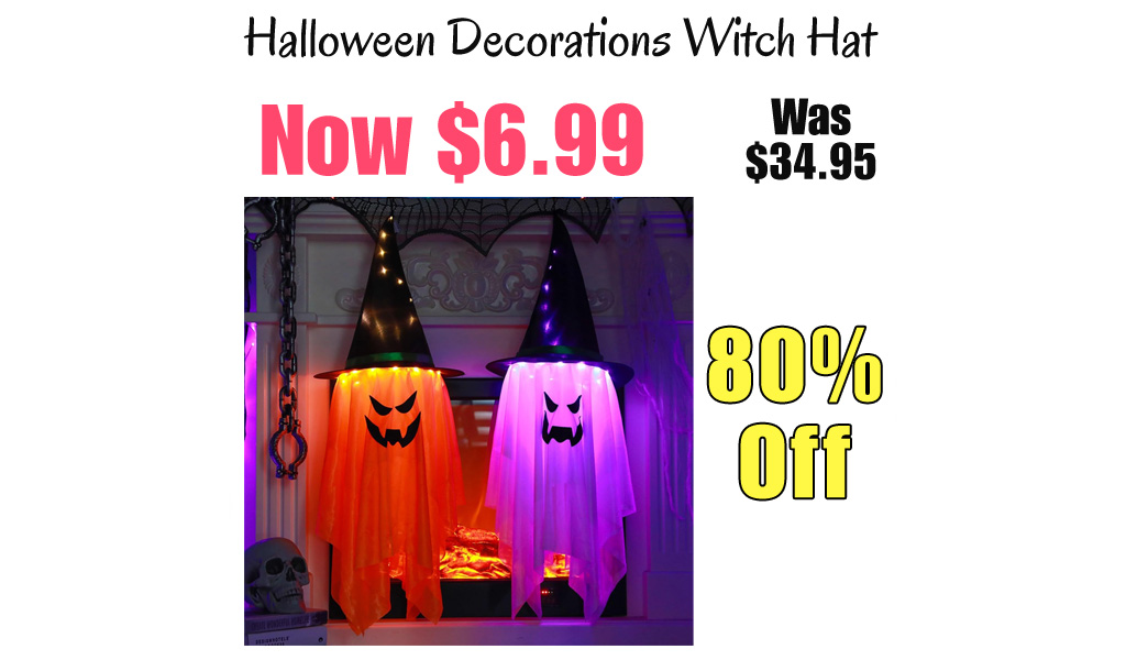 Halloween Decorations Witch Hat Only $6.99 Shipped on Amazon (Regularly $34.95)