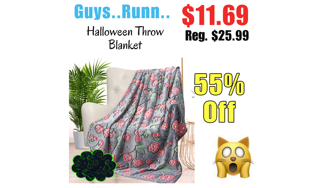 Halloween Throw Blanket Only $11.69 Shipped on Amazon (Regularly $25.99)
