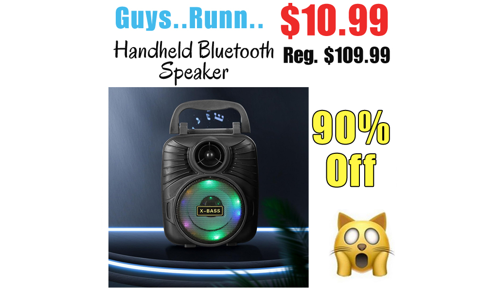 Handheld Bluetooth Speaker Only $10.99 Shipped on Amazon (Regularly $109.99)
