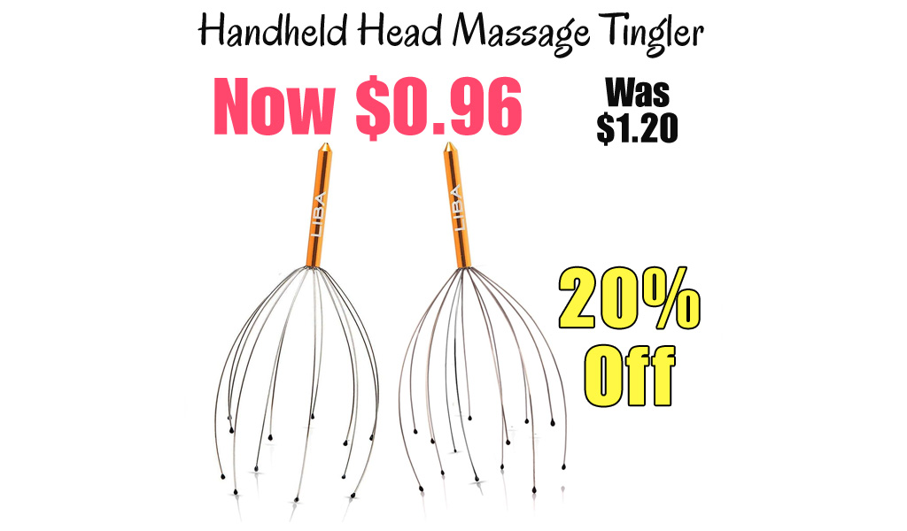 Handheld Head Massage Tingler Only $0.96 Shipped on Amazon (Regularly $1.20)