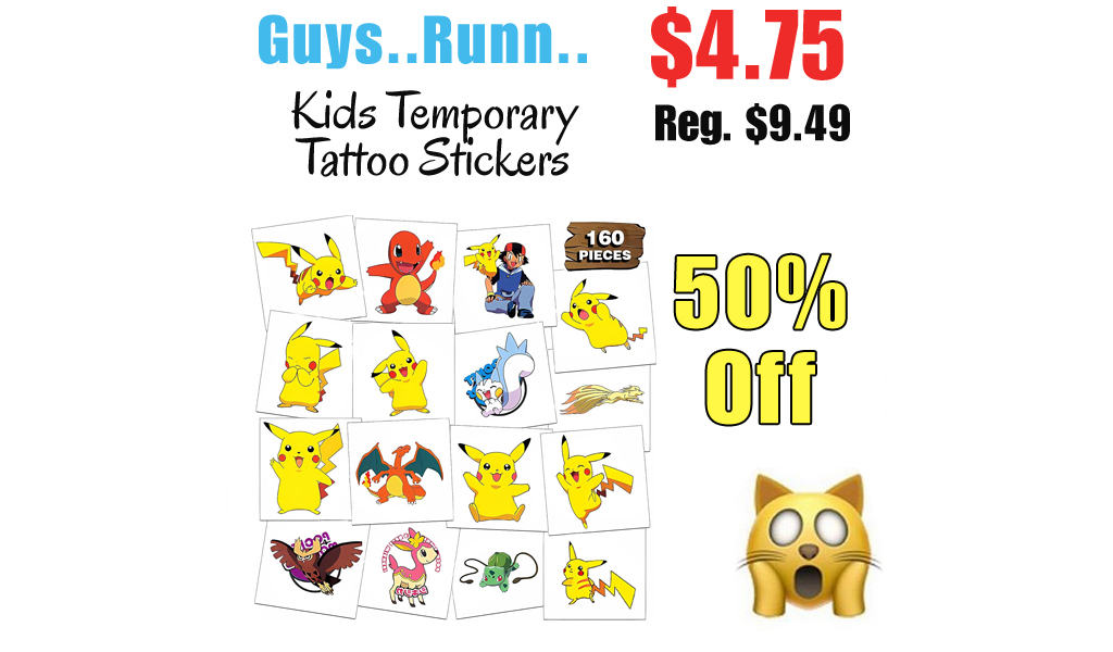 Kids Temporary Tattoo Stickers Only $4.75 Shipped on Amazon (Regularly $9.49)