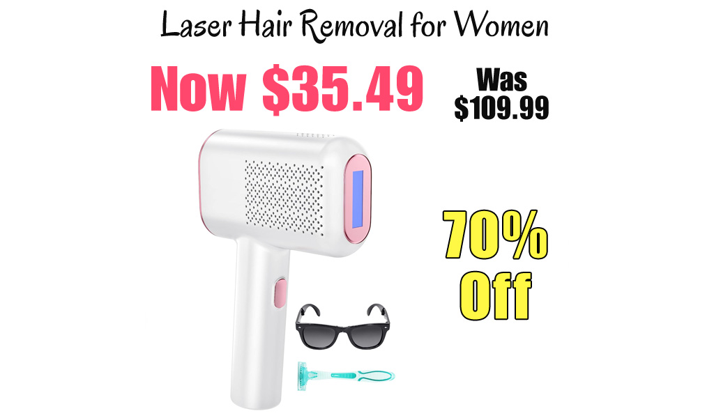Laser Hair Removal for Women Only $35.49 Shipped on Amazon (Regularly $109.99)