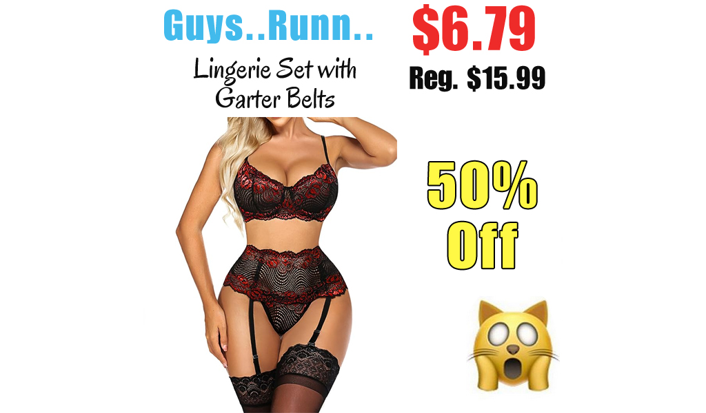 Lingerie Set with Garter Belts Only $6.79 Shipped on Amazon (Regularly $15.99)