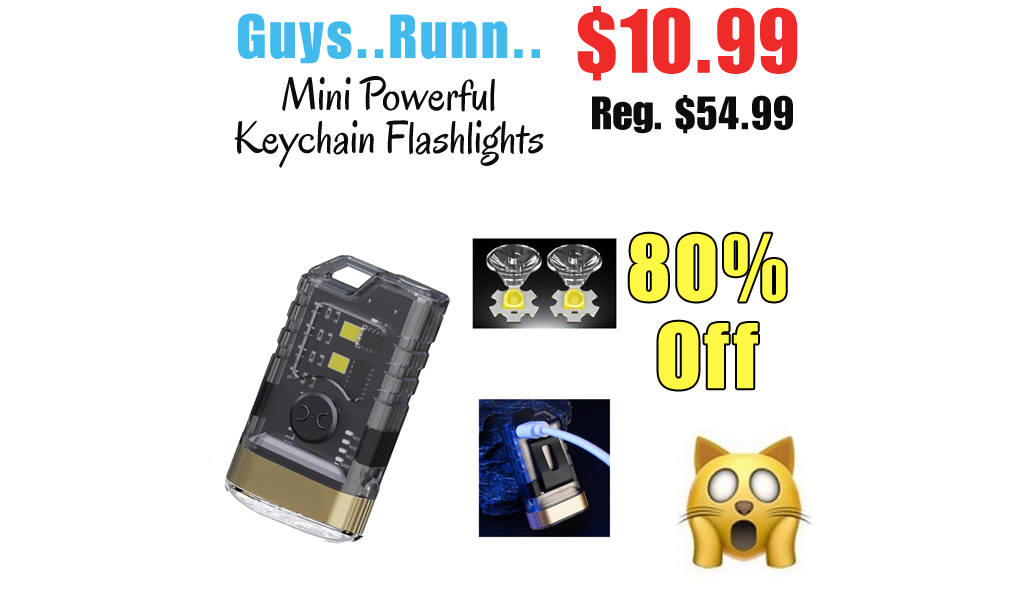 Mini Powerful Keychain Flashlights Only $10.99 Shipped on Amazon (Regularly $54.99)