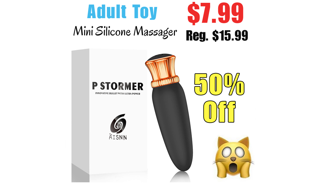 Mini Silicone Massager Only $7.99 Shipped on Amazon (Regularly $15.99)