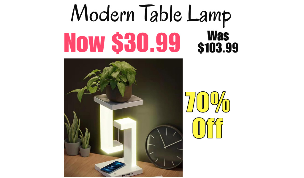 Modern Table Lamp Only $30.99 Shipped on Amazon (Regularly $103.99)
