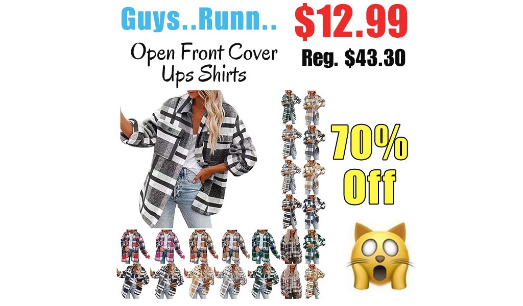 Open Front Cover Ups Shirts Only $12.99 Shipped on Amazon (Regularly $43.30)
